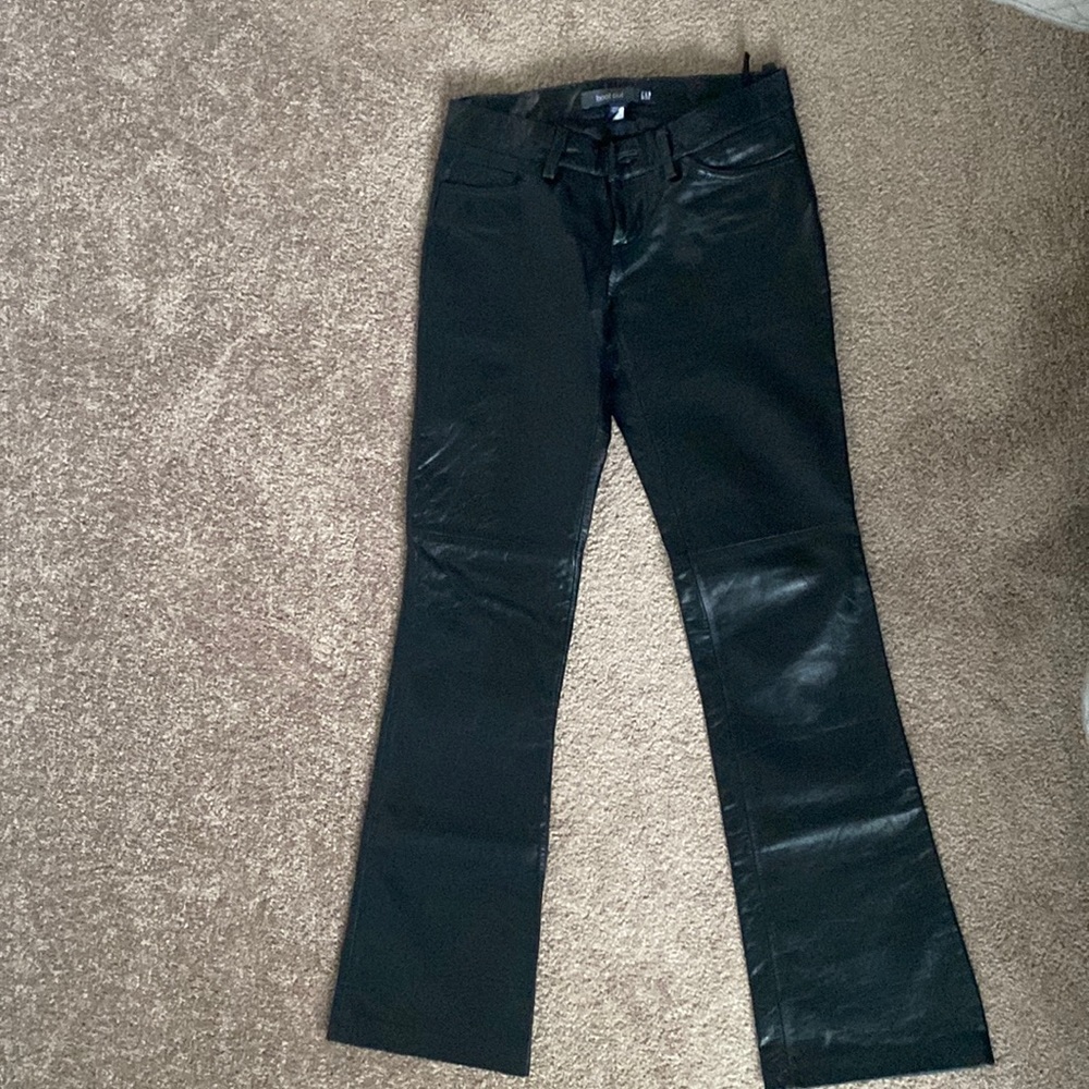 Black Leather Pant